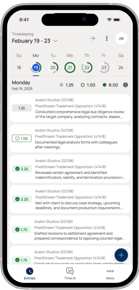 A more useful daily view: redesigned screen